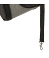Trixie Reismand Trolley Zwart / Lichtgrijs 67X34X43 CM