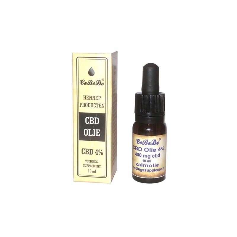 Cebede - CBD Olie 4% Zalm. 10 ML