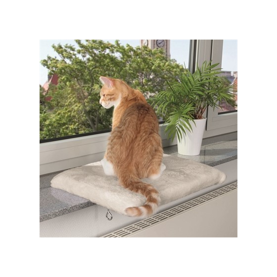 Trixie Kattenmand Plateau Vensterbank Lichtgrijs 51X36 CM