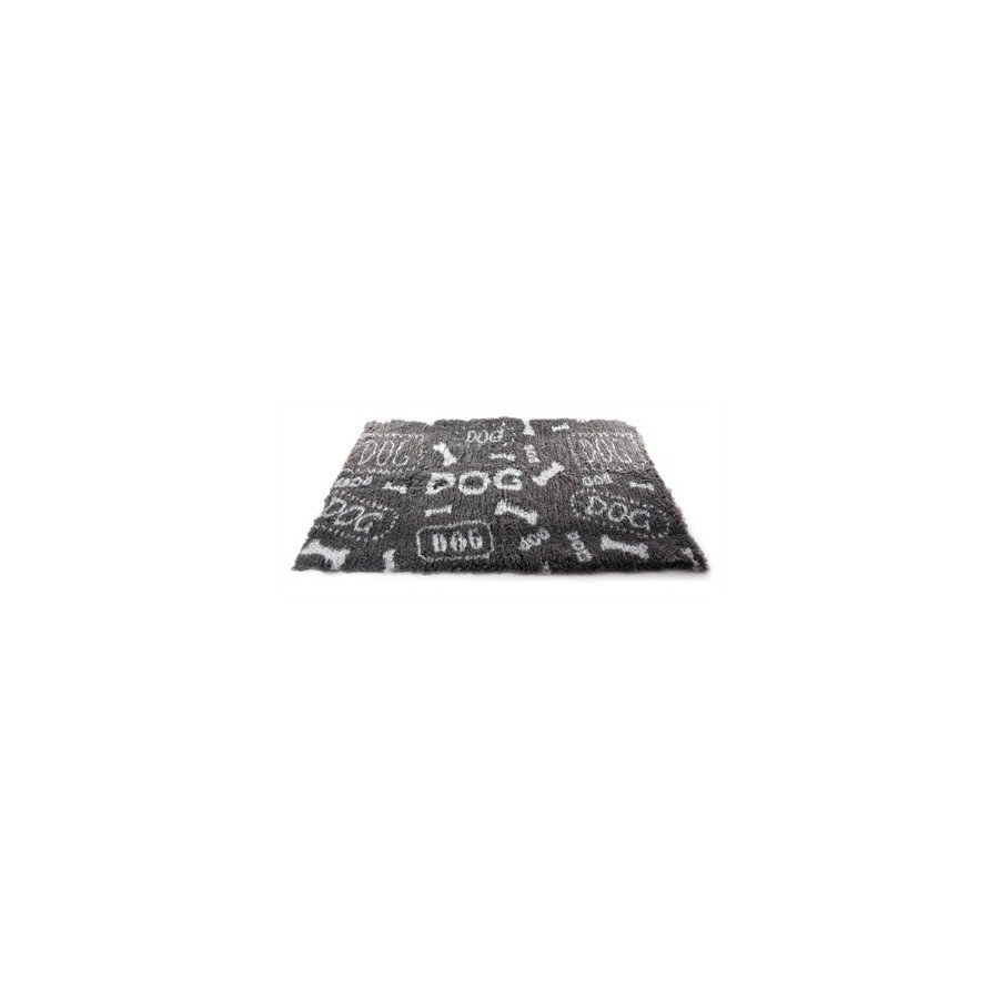 Martin Vetbed Dog Print Grijs / Wit Gerecycled 100X75X2 CM