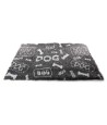 Martin Vetbed Dog Print Grijs / Wit Gerecycled 100X75X2 CM
