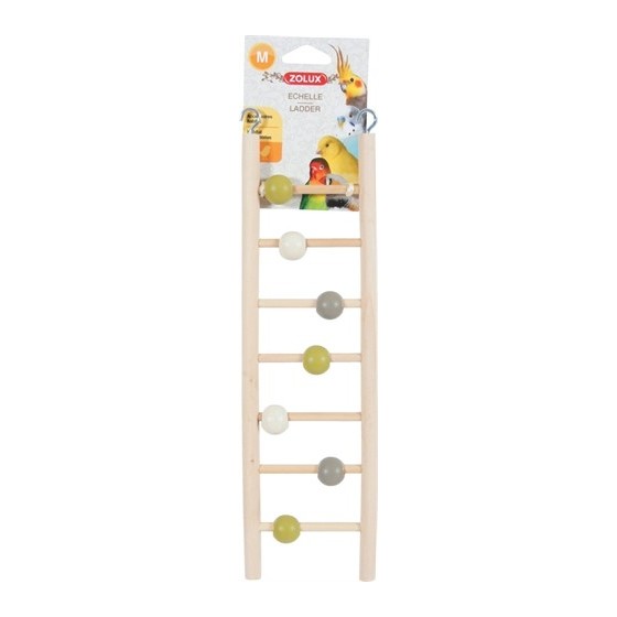 Zolux Ladder Hout 7 Treden Met Kralen 1X8,5X35 CM