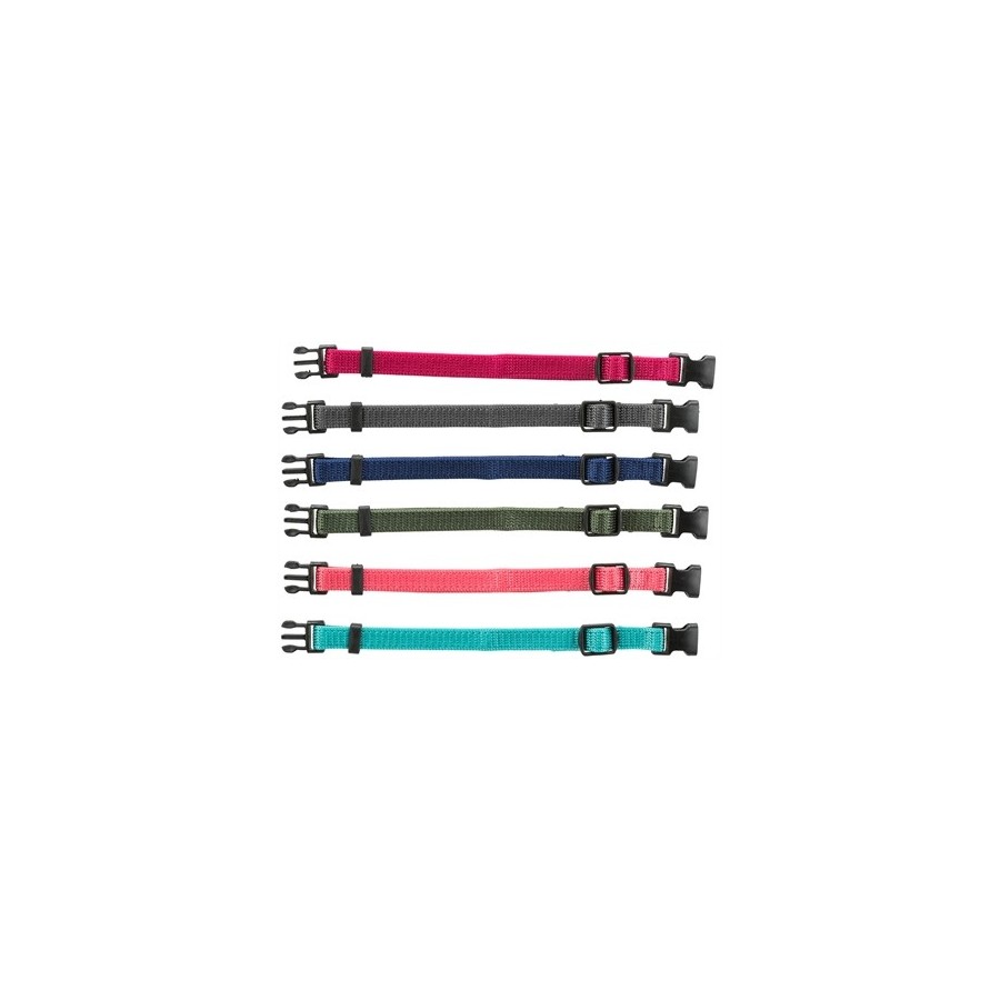 Trixie Puppy Halsbandset Fuchsia/Grafiet/Indigo/Groen/Koraal/Blauw 22-35 CM 6 ST