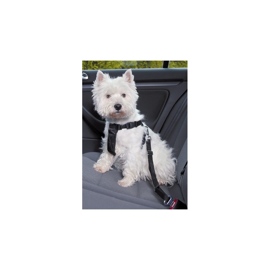 Trixie Hondentuig Auto Inclusief Gordel Zwart 50-70 CM