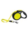 Flexi - Rollijn New Classic Neon Tape Zwart / Geel L, 5m.
