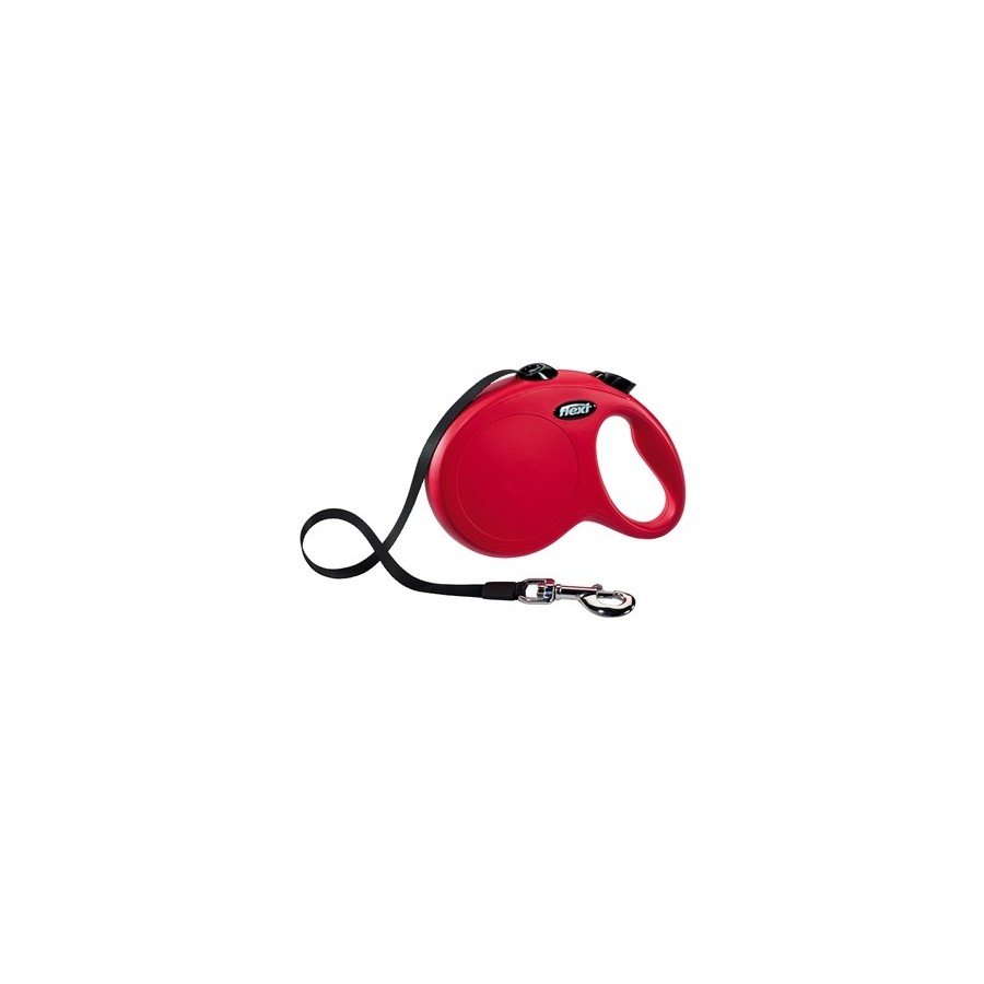Flexi - Rollijn Classic Tape Rood L, 5m.