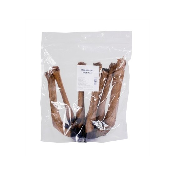 Petsnack - Reeenpoot met Haar, 7 stuk
