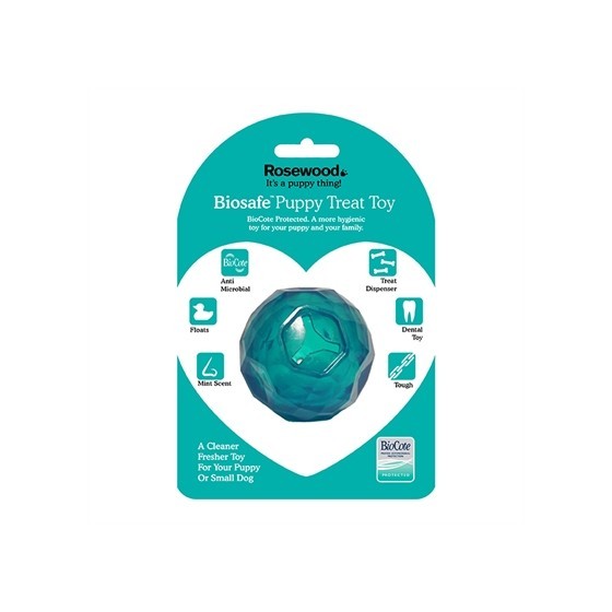 Biosafe Puppy Snack Bal Blauw 6,5X6,5X6,5 CM