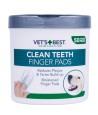 Vets Best - Clean Teeth Finger Pads. 50 stuks