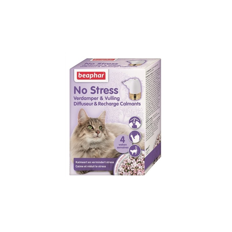 Beaphar - No Stress Verdamper Kat met vulling, 30ml