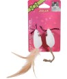 Zolux Canvas Muis Wit 5 CM 2 ST