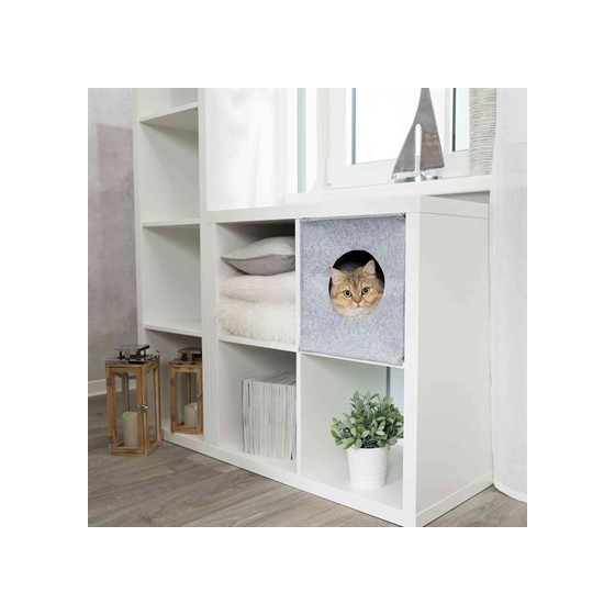 Trixie Kattenmand Iglo Anton Grijs 33X33X37 CM