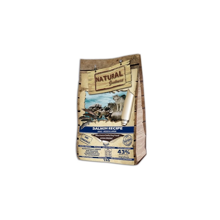 Natural Greatness - Salmon Sensitive Medium. 2kg