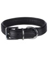 Trixie Halsband Hond Active Comfort Leer Zwart 39-46X3 CM