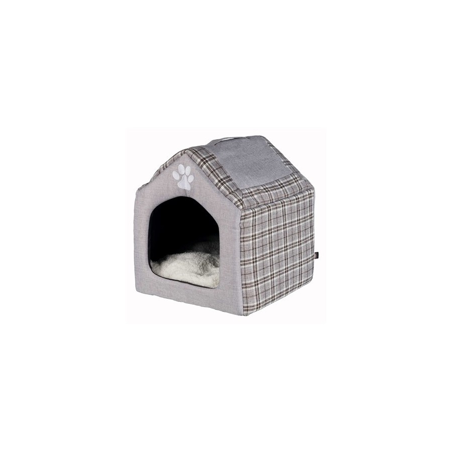 Trixie Relax Iglo Hondenhuis Silas Grijs / Creme 40X45X40 CM
