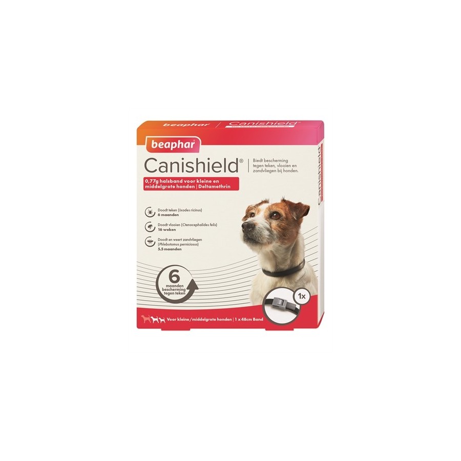 Beaphar Canishield Hond KLEINE / MIDDEL 48 CM