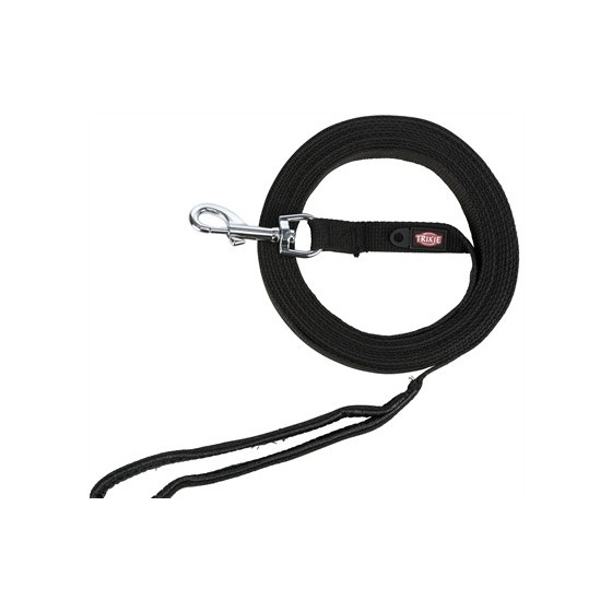 Trixie Hondenriem Sleeplijn Singelband Zwart 20 MM X 5 MTR