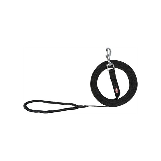 Trixie Hondenriem Sleeplijn Singelband Zwart 20 MM X 5 MTR