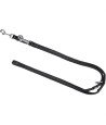 Trixie Hondenriem Politielijn Active Comfort Leer Zwart 200X2 CM