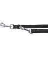 Trixie Hondenriem Politielijn Active Comfort Leer Zwart 200X2 CM