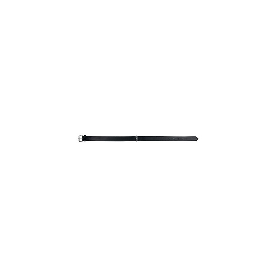 Trixie Halsband Hond Active Leer Zwart 52-63X3 CM