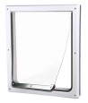 Trixie 2-Weg Hondenluik Wit XS-S 25 X 29 CM