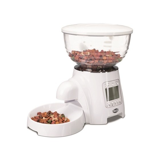 Trixie Tx7 Automatische Voerdispenser Wit 5 L 40X34X26 CM