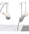 Trixie Krabmat Met Speeltjes Aan Koord Grijs 60X33X42 CM