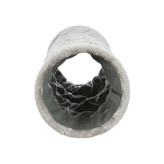 Trixie Speeltunnel Pluche Grijs 60X22 CM