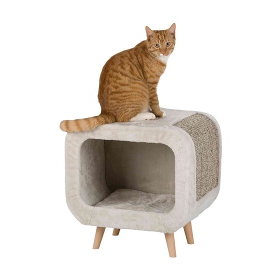 Trixie Alicia Relax Huis Lichtgrijs / Grijs Gemeleerd 48X48X38 CM