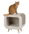 Trixie Alicia Relax Huis Lichtgrijs / Grijs Gemeleerd 48X48X38 CM