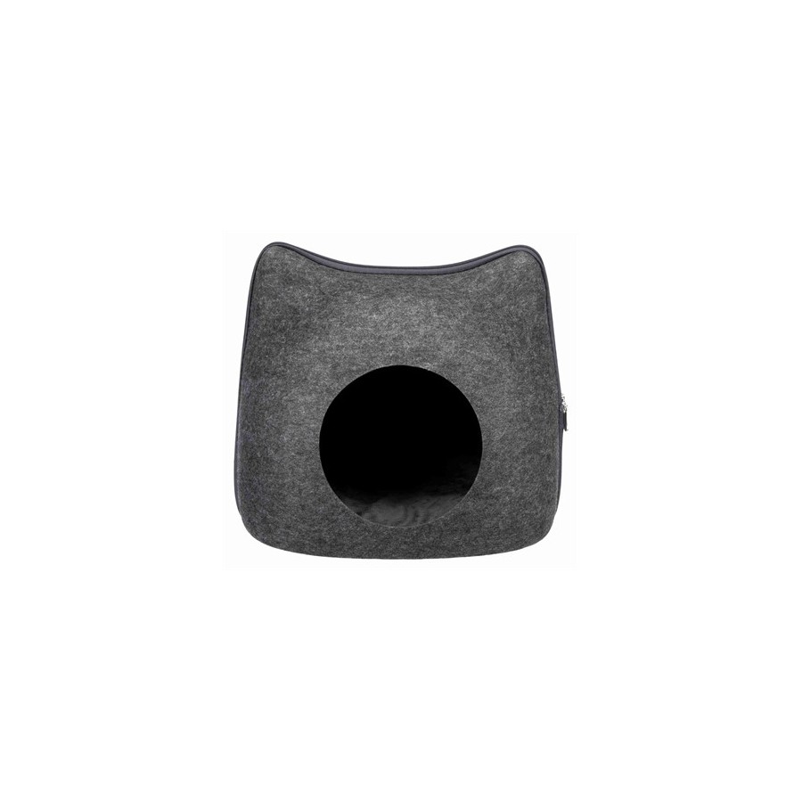 Trixie Relax Iglo Kat Vilt Grijs 38X37X35 CM