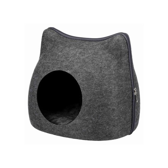 Trixie Relax Iglo Kat Vilt Grijs 38X37X35 CM