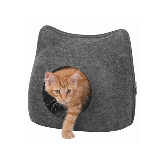Trixie Relax Iglo Kat Vilt Grijs 38X37X35 CM