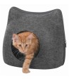 Trixie Relax Iglo Kat Vilt Grijs 38X37X35 CM