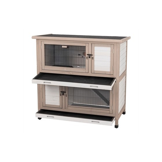 Trixie Natura Konijnenhok Met Isolatie Grijs 116X65X113 CM