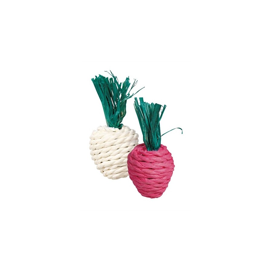 Trixie Radijs En Rettich Met Stro 8 CM 2 ST