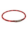 Trixie Lichtgevende Halsband Hond Usb Siliconen Oplaadbaar Rood 70X1 CM