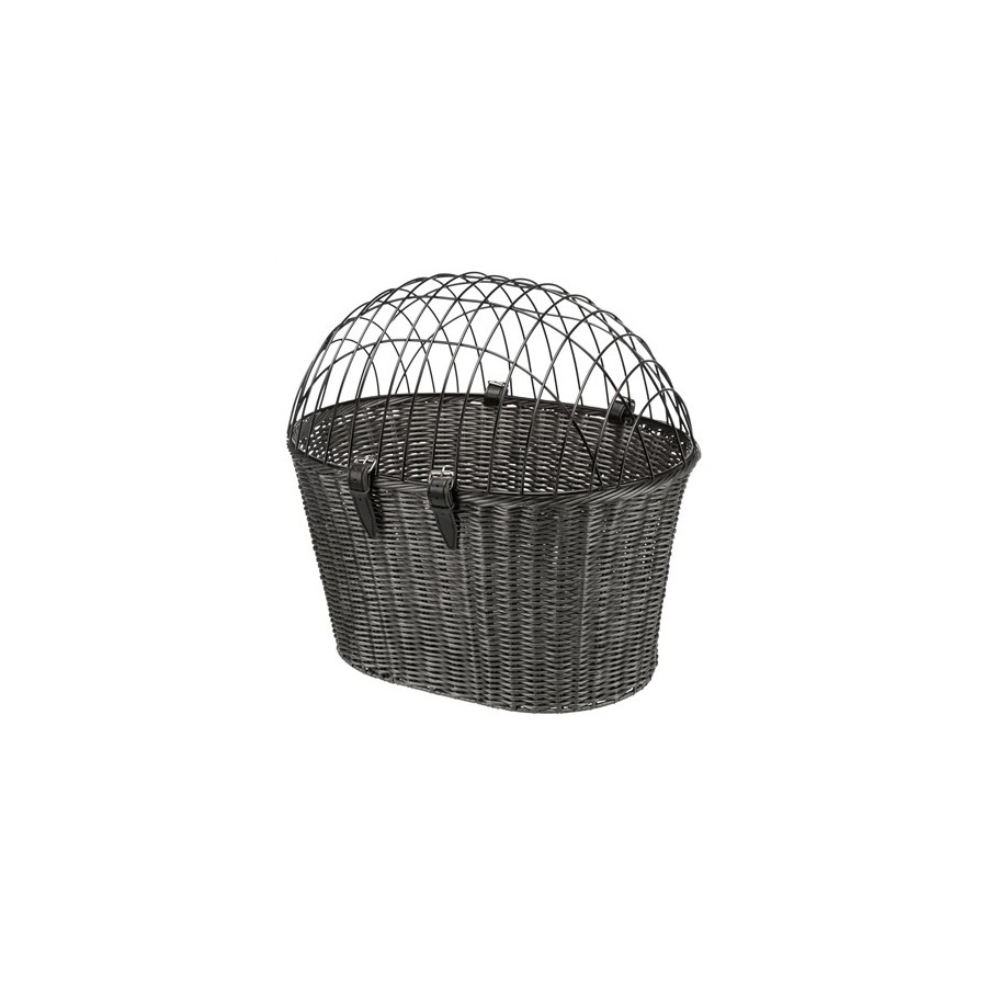 Trixie Stuur Fietsmand Met Draadkap Antraciet 44X41X34 CM