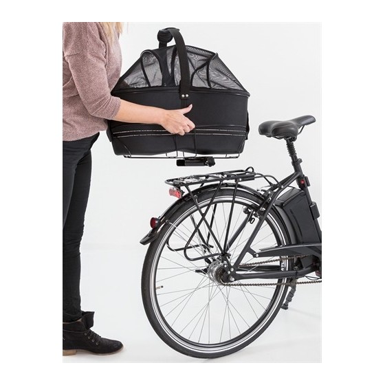 Trixie Fietsmand Bagage Drager Breed Zwart 60X29X49 CM