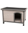 Trixie Natura Hondenhok Classic Plat Dak Grijs 116X79X82 CM