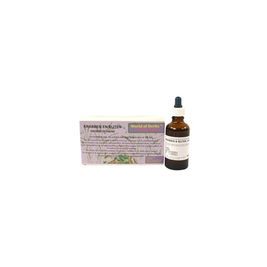 World Of Herbs Fytotherapie Krabben En Bijten 50 ML