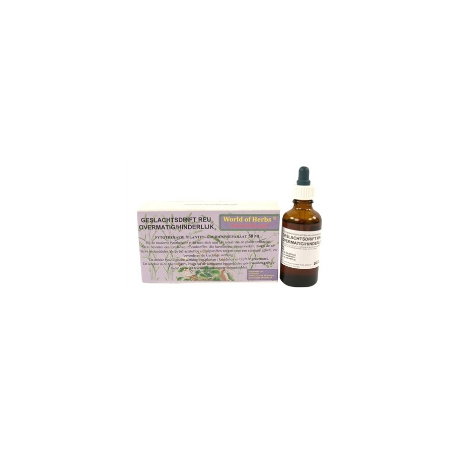 World Of Herbs Fytotherapie Overmatige Geslachtsdrift Reu 50 ML