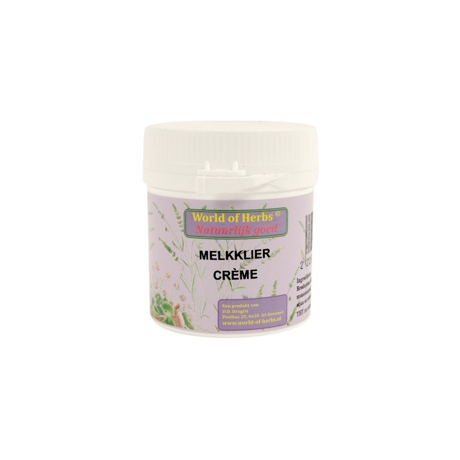 World Of Herbs Fytotherapie Melkklier Creme 50 GR