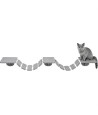 Trixie Klim / Klauterladder Wand Taupe 150X30 CM
