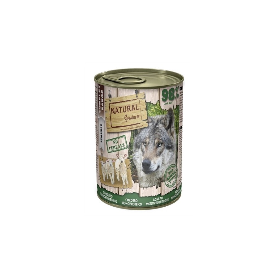 Natural Greatness - Monoprotein Lamb Recipe, 400gr