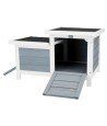 Trixie Knaagdierhuis Met 2 Ingangen Grijs / Wit 70X45X43 CM