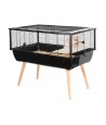 Zolux - Knaagdierkooi Neo Nigha Zwart. 78x48x64,5cm