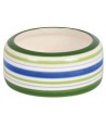 Trixie Voerbak Konijn Streep Groen / Blauw / Creme 16 CM 500 ML 4ST