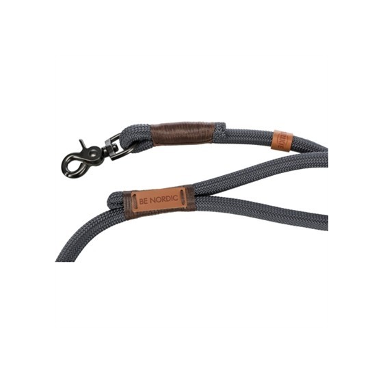 Trixie Hondenriem Be Nordic Donkergrijs / Bruin 100X1,3 CM